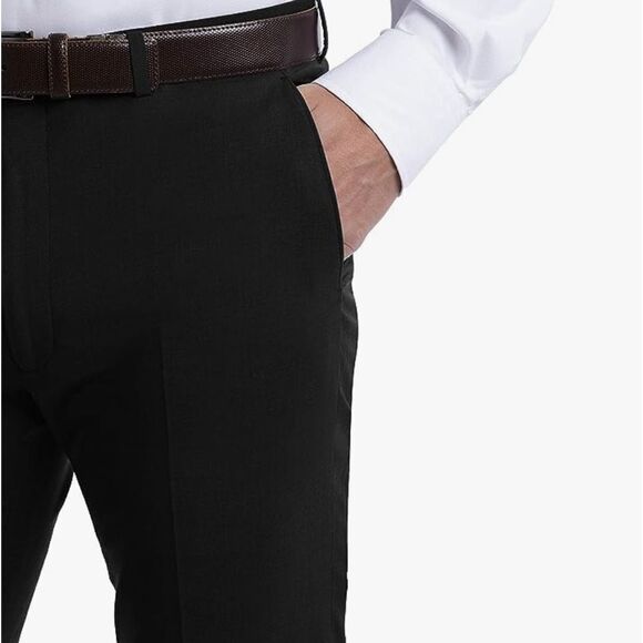 Calvin Klein Skinny Men’s‎ Suit Separates Performance Stretch Blk 40W x 32L NWT - Picture 4 of 7